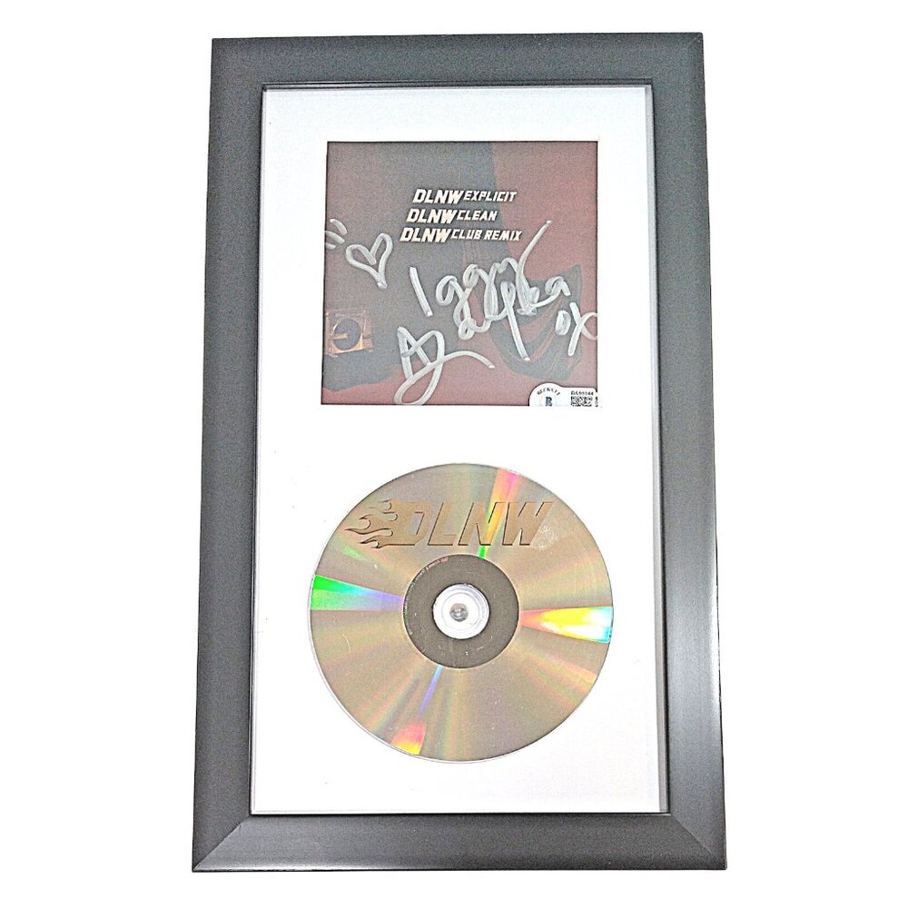 Iggy Azalea Signed DLNW Framed CD Insert Beckett BAS Authentic Autographed Cert